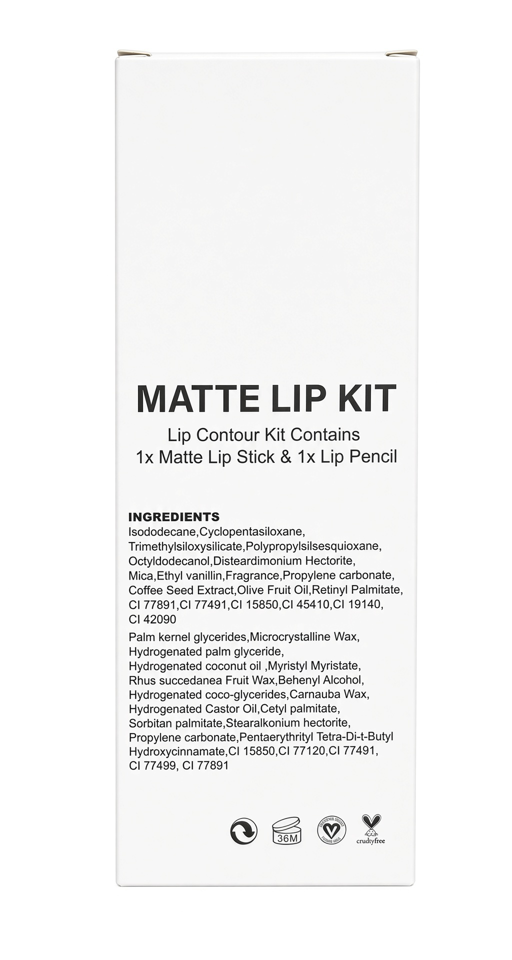 Luxe Goddess L'Aarona Matte Lip Kit - NUDE (Limited Edition)